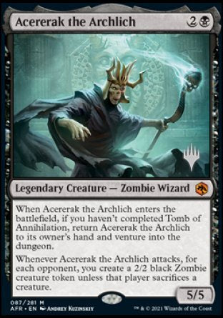 Acererak the Archlich (Promo Pack) [Dungeons & Dragons: Adventures in the Forgotten Realms Promos] | Webway Games