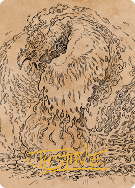 Nemesis Phoenix Art Card (Gold-Stamped Signature) [Commander Legends: Battle for Baldur's Gate Art Series] | Webway Games