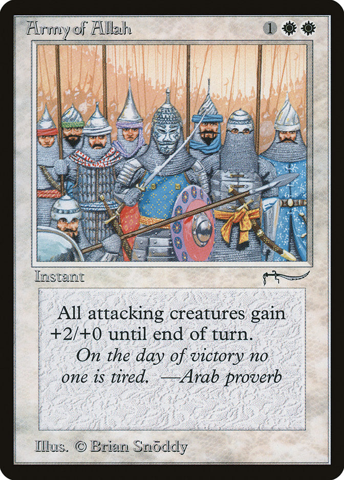 Army of Allah (Dark Mana Cost) [Arabian Nights] | Webway Games