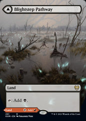 Blightstep Pathway // Searstep Pathway (Borderless Alternate Art) [Kaldheim] | Webway Games