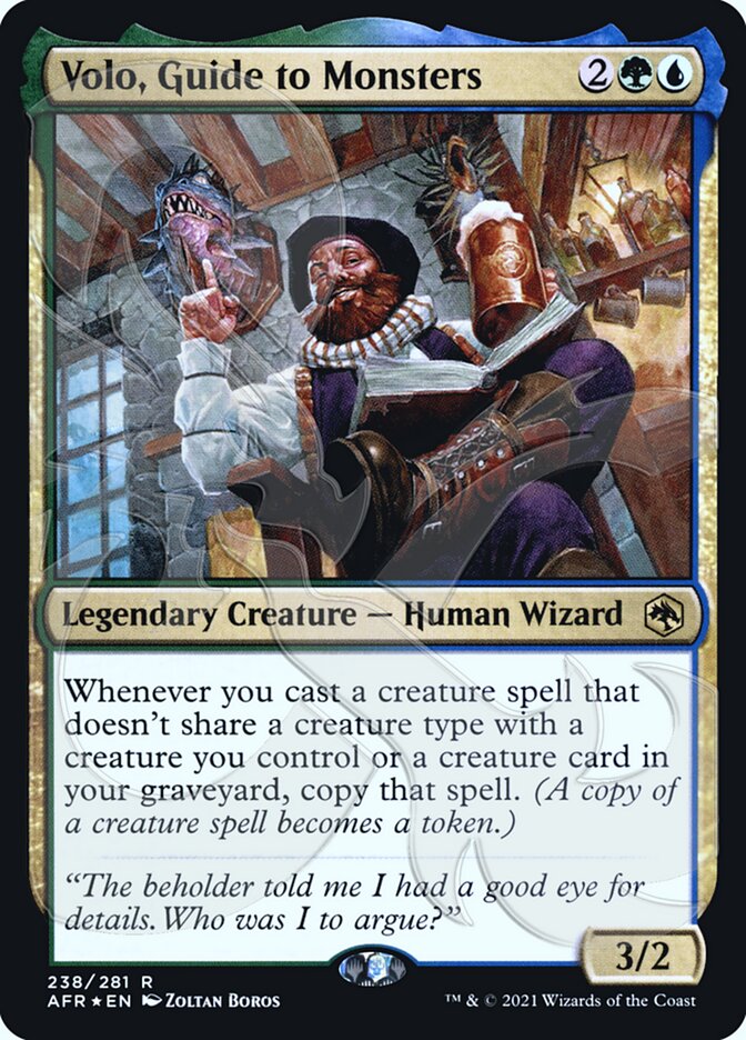 Volo, Guide to Monsters (Ampersand Promo) [Dungeons & Dragons: Adventures in the Forgotten Realms Promos] | Webway Games