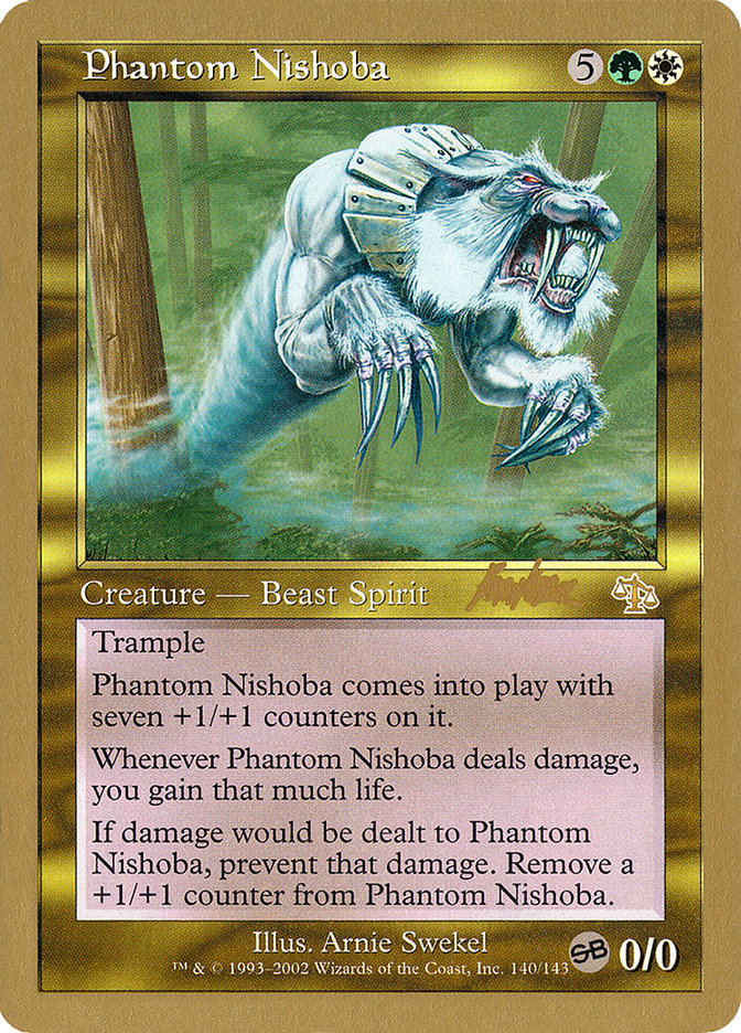 Phantom Nishoba (Brian Kibler) (SB) [World Championship Decks 2002] | Webway Games