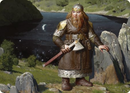 Mirrormere Guardian Art Card [The Lord of the Rings: Tales of Middle-earth Art Series] | Webway Games