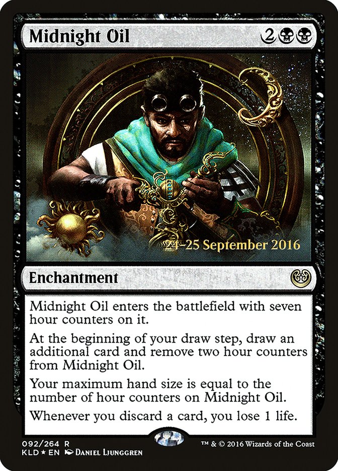 Midnight Oil  (Prerelease) [Kaladesh Prerelease Promos] | Webway Games
