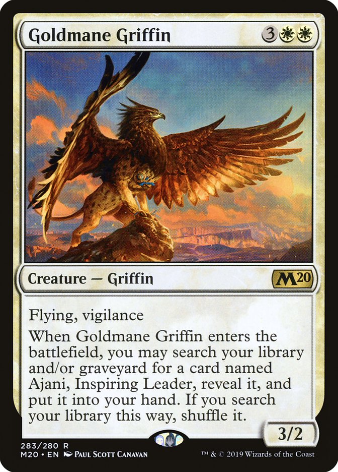 Goldmane Griffin [Core Set 2020] | Webway Games