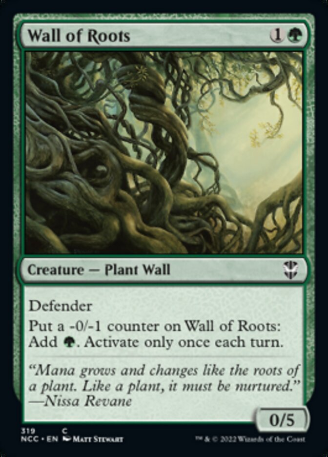 Wall of Roots [Streets of New Capenna Commander] | Webway Games