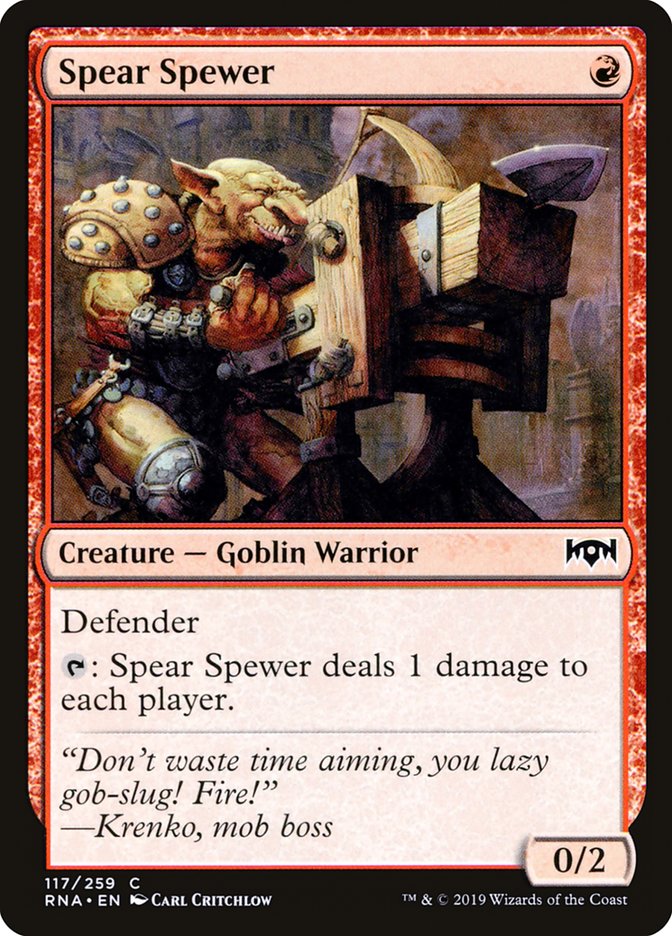 Spear Spewer [Ravnica Allegiance] | Webway Games