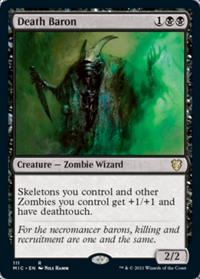 Death Baron [Innistrad: Midnight Hunt Commander] | Webway Games