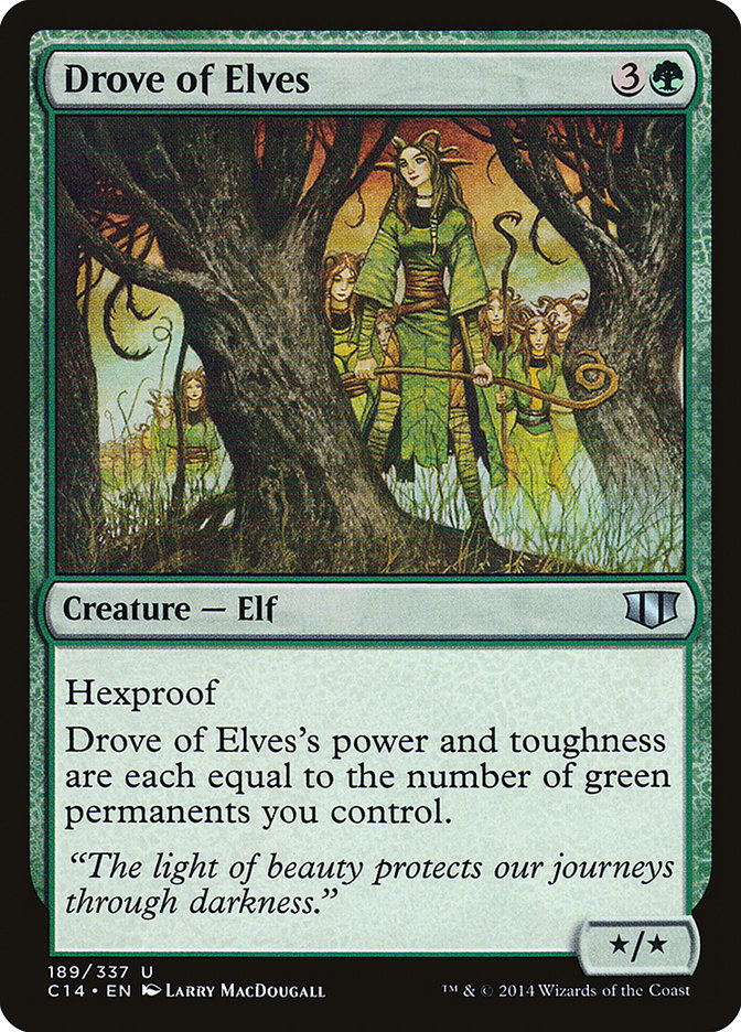 Drove of Elves [Commander 2014] | Webway Games
