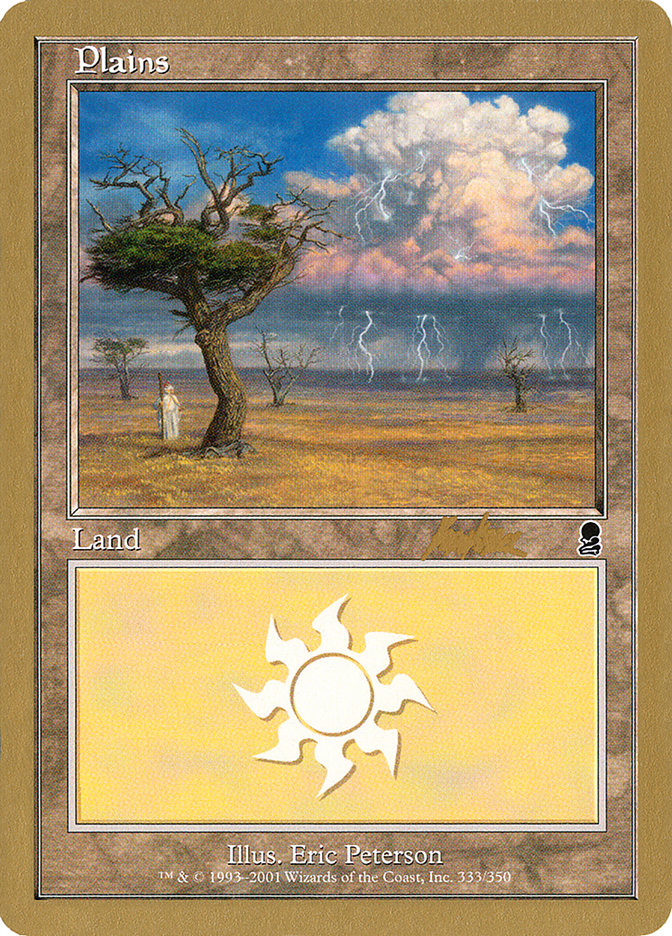 Plains (bk333) (Brian Kibler) [World Championship Decks 2002] | Webway Games