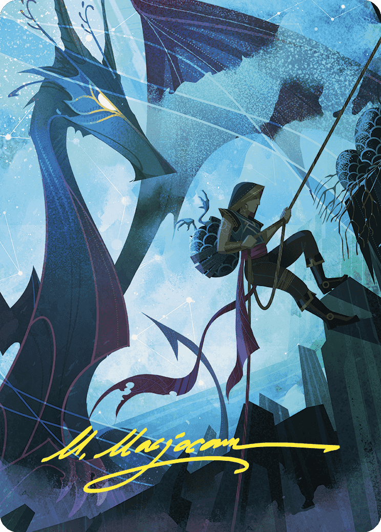 Hatching Plans Art Card (Gold-Stamped Signature) [Wilds of Eldraine Art Series] | Webway Games