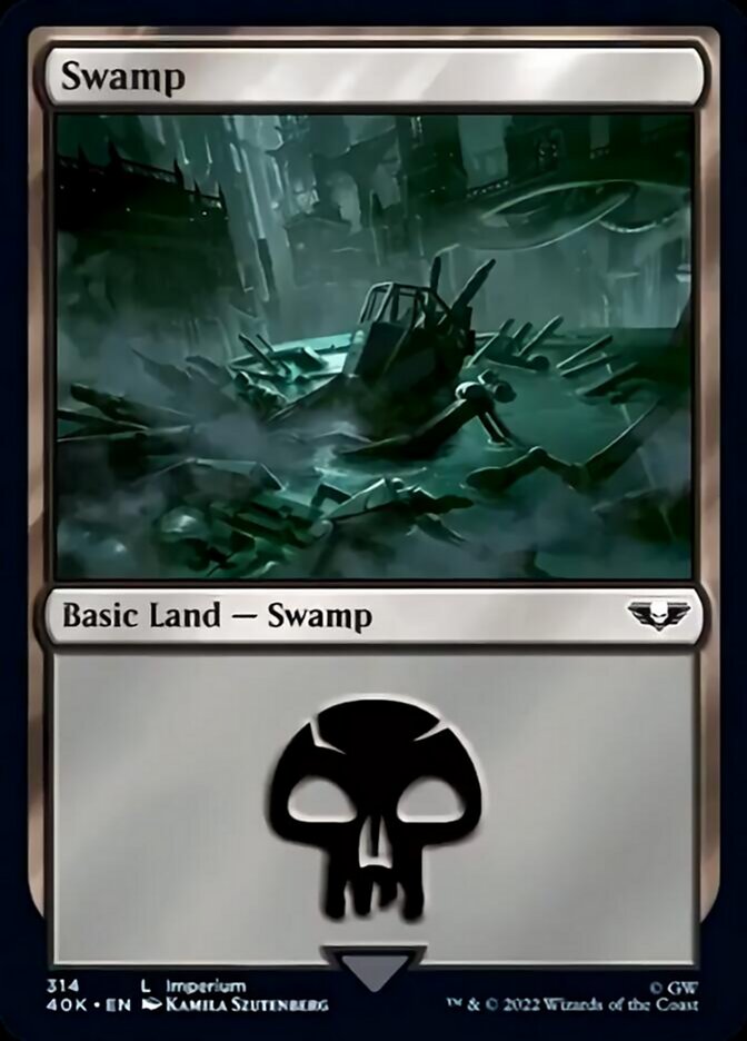 Swamp (314) [Universes Beyond: Warhammer 40,000] | Webway Games