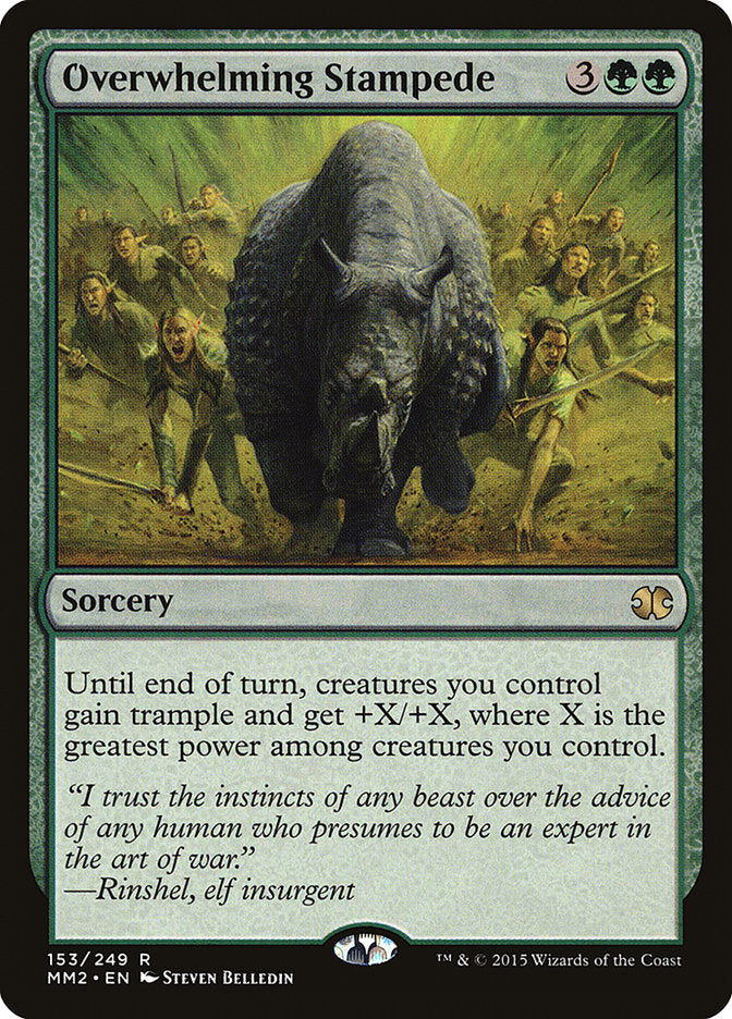 Overwhelming Stampede [Modern Masters 2015] | Webway Games