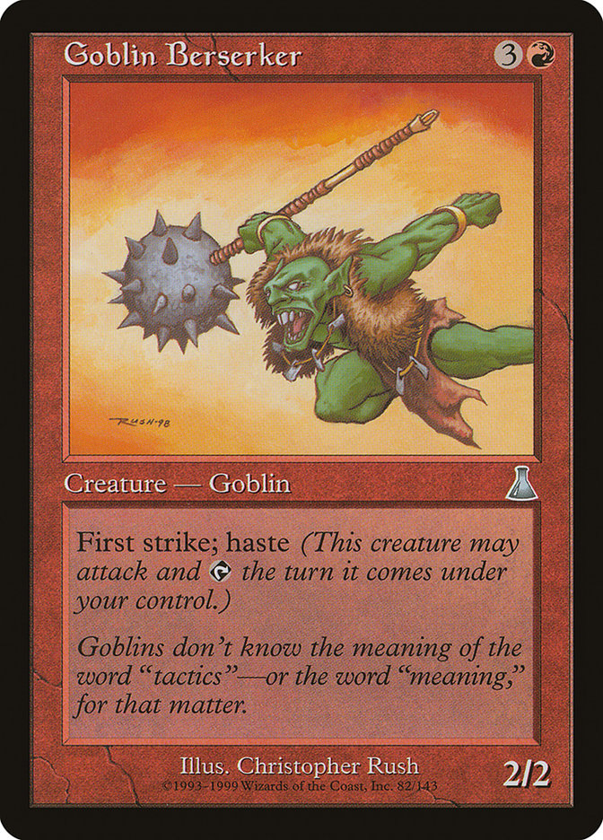 Goblin Berserker [Urza's Destiny] | Webway Games