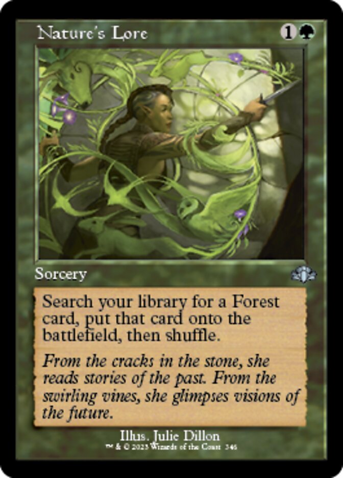 Nature's Lore (Retro) [Dominaria Remastered] | Webway Games