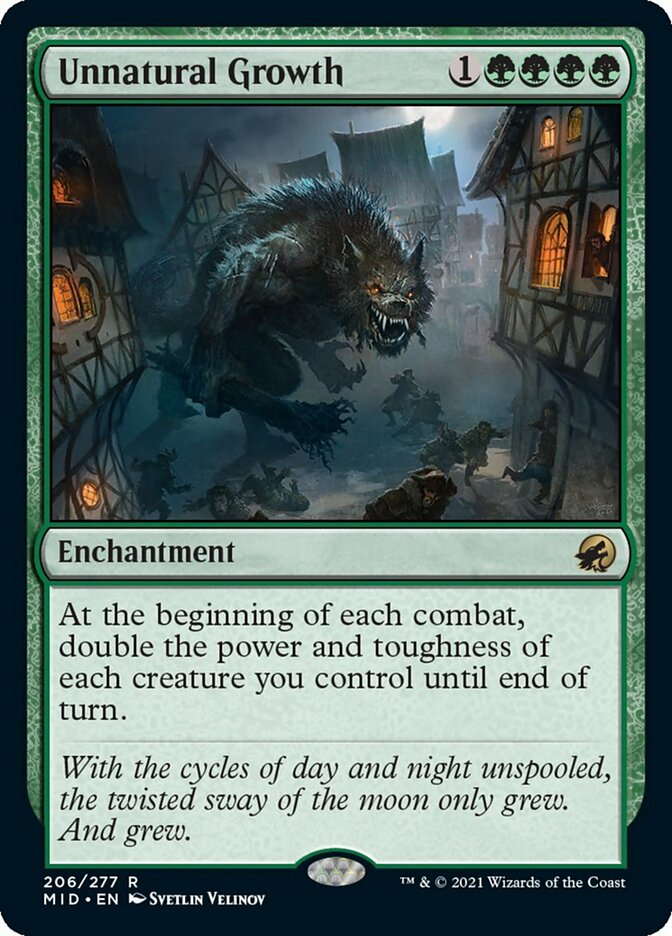 Unnatural Growth [Innistrad: Midnight Hunt] | Webway Games
