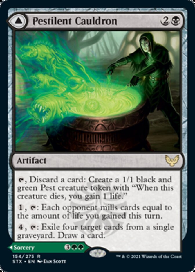 Pestilent Cauldron // Restorative Burst [Strixhaven: School of Mages] | Webway Games