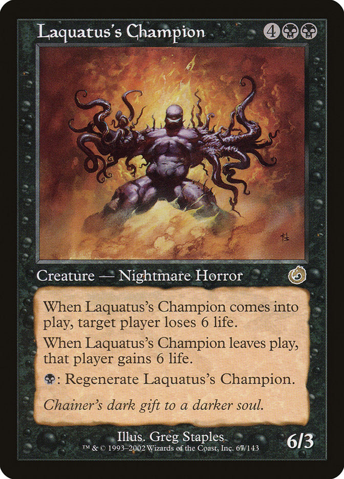 Laquatus's Champion [Torment] | Webway Games
