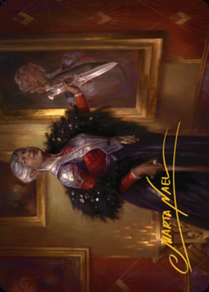 Evelyn, the Covetous Art Card (Gold-Stamped Signature) [Streets of New Capenna Art Series] | Webway Games
