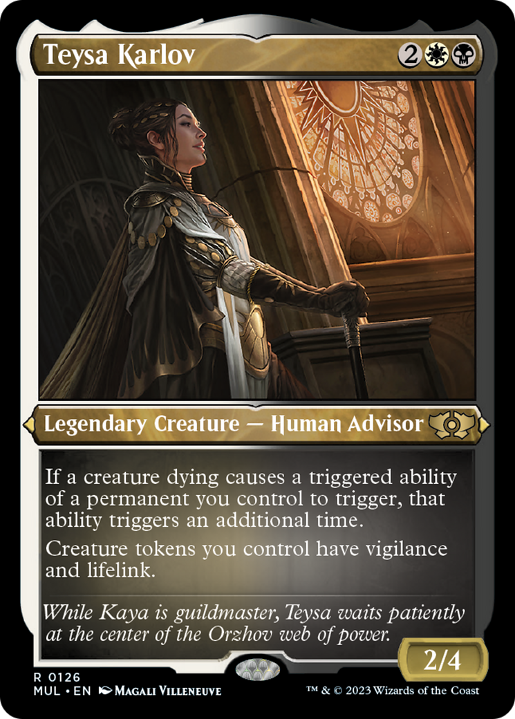 Teysa Karlov (Foil Etched) [Multiverse Legends] | Webway Games