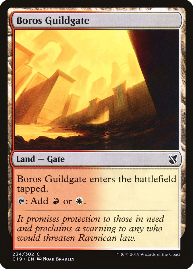 Boros Guildgate [Commander 2019] | Webway Games