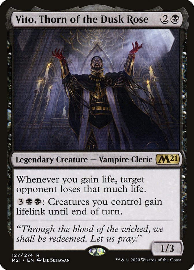 Vito, Thorn of the Dusk Rose [Core Set 2021] | Webway Games