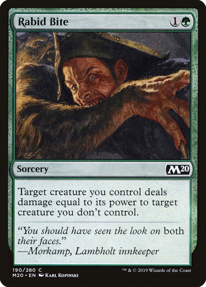 Rabid Bite [Core Set 2020] | Webway Games