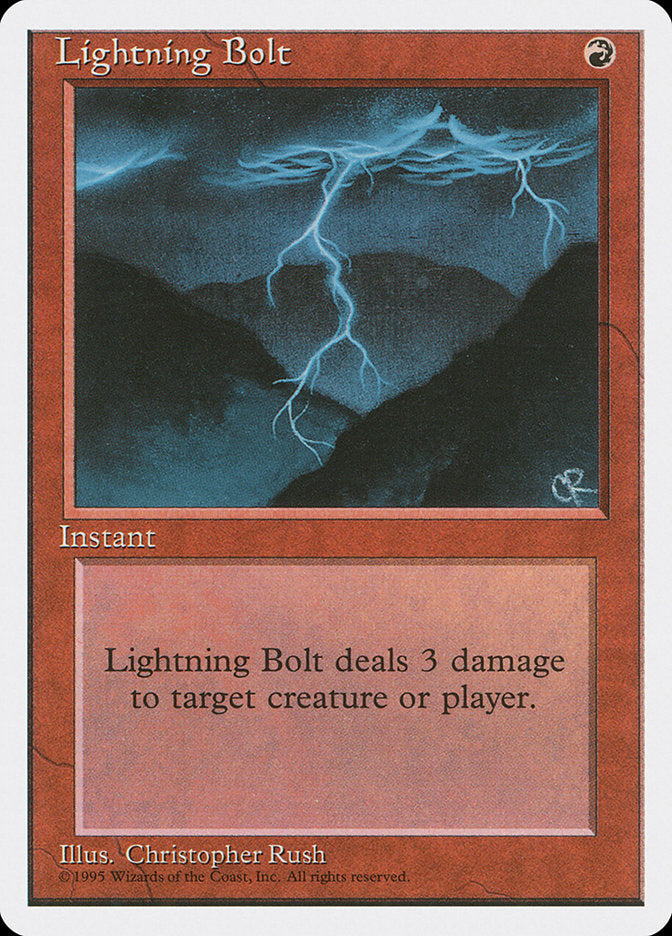 Lightning Bolt [Fourth Edition] | Webway Games