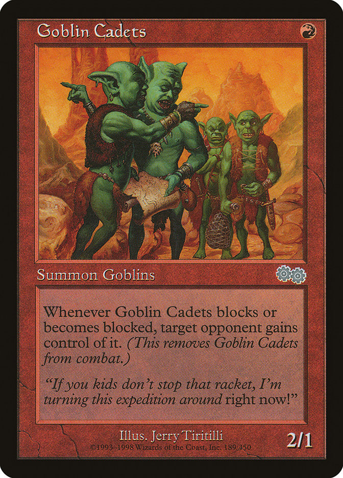 Goblin Cadets [Urza's Saga] | Webway Games