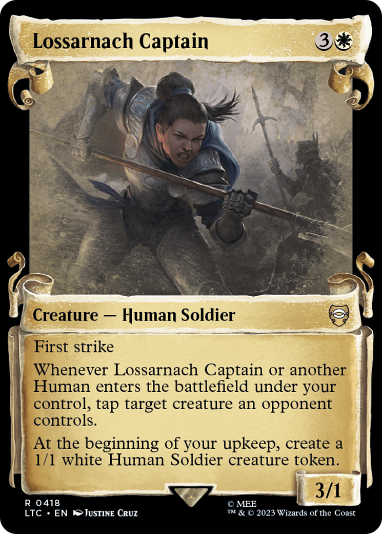 Lossarnach Captain [The Lord of the Rings: Tales of Middle-Earth Commander Showcase Scrolls] | Webway Games