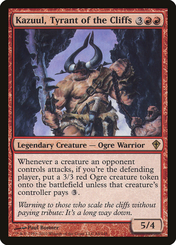 Kazuul, Tyrant of the Cliffs [Worldwake] | Webway Games
