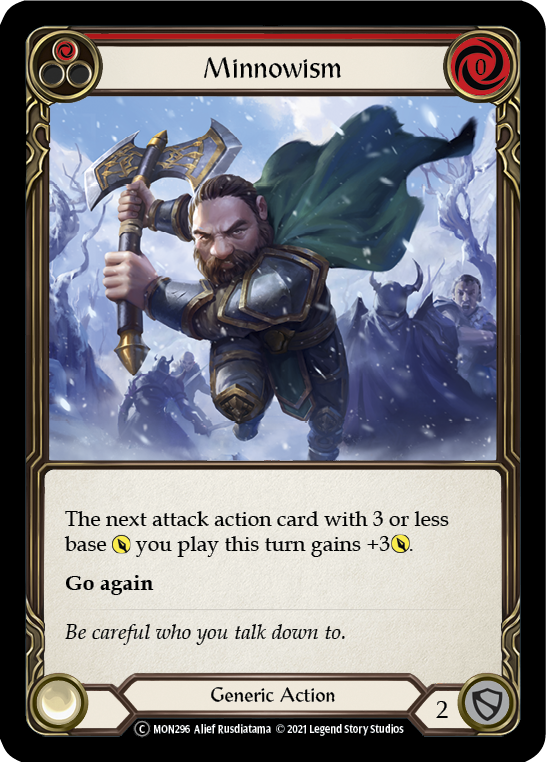 Minnowism (Red) (Rainbow Foil) [U-MON296-RF] Unlimited Rainbow Foil | Webway Games