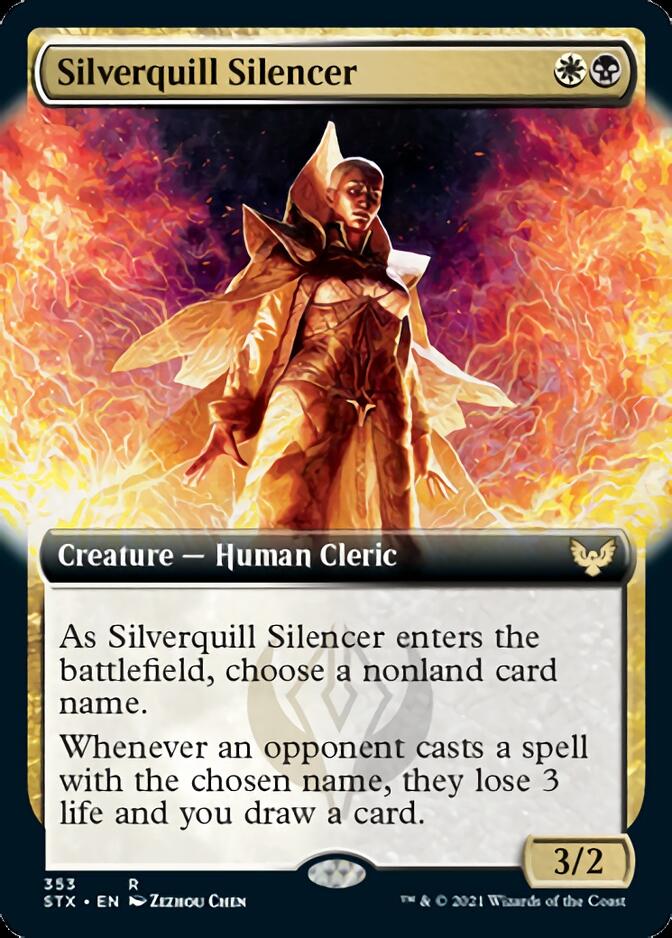 Silverquill Silencer (Extended) [Strixhaven: School of Mages] | Webway Games