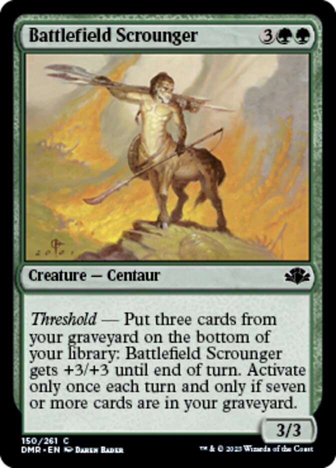 Battlefield Scrounger [Dominaria Remastered] | Webway Games