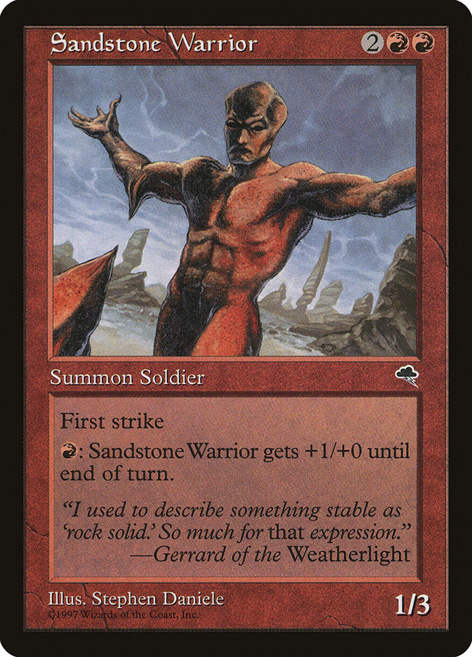 Sandstone Warrior [Tempest] | Webway Games