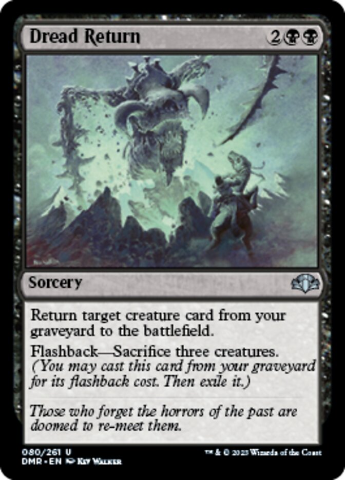 Dread Return [Dominaria Remastered] | Webway Games