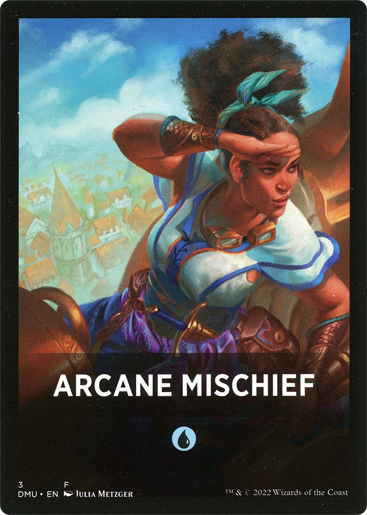 Arcane Mischief Theme Card [Dominaria United Tokens] | Webway Games