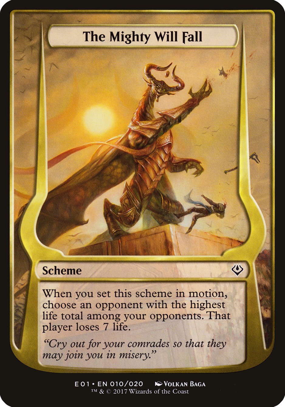 The Mighty Will Fall [Archenemy: Nicol Bolas Schemes] | Webway Games