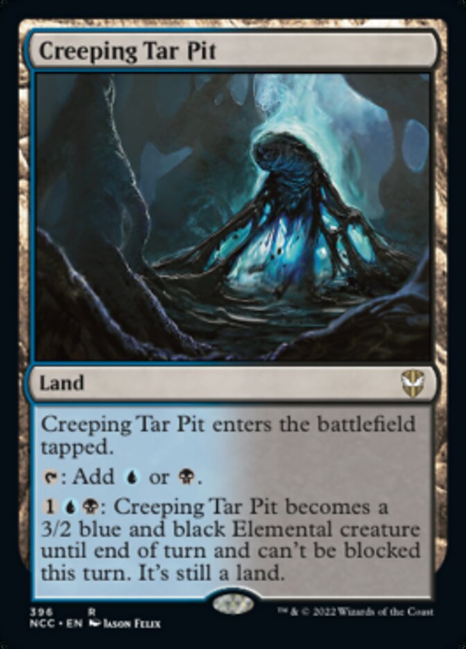 Creeping Tar Pit [Streets of New Capenna Commander] | Webway Games