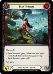 Twin Twisters (Yellow) [EVR048] (Everfest)  1st Edition Rainbow Foil | Webway Games