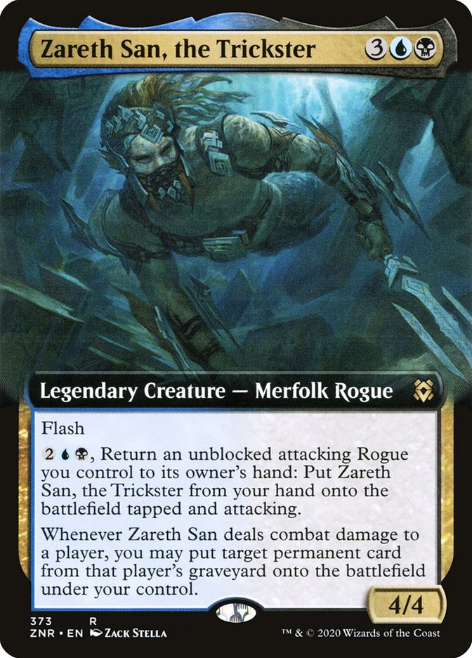 Zareth San, the Trickster (Extended Art) [Zendikar Rising] | Webway Games