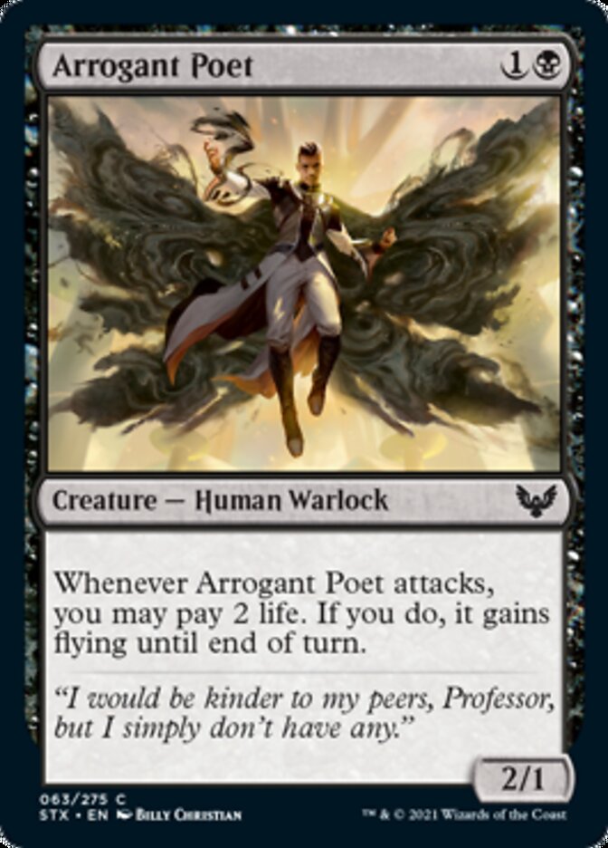 Arrogant Poet [Strixhaven: School of Mages] | Webway Games