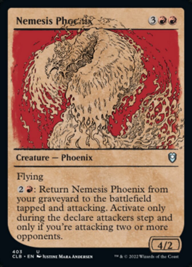 Nemesis Phoenix (Showcase) [Commander Legends: Battle for Baldur's Gate] | Webway Games