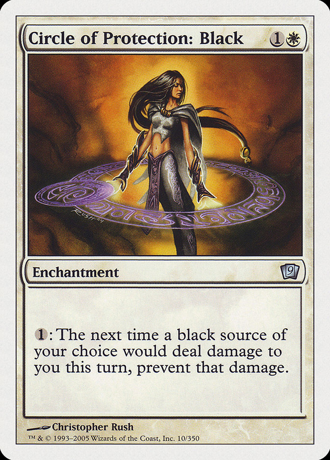 Circle of Protection: Black [Ninth Edition] | Webway Games