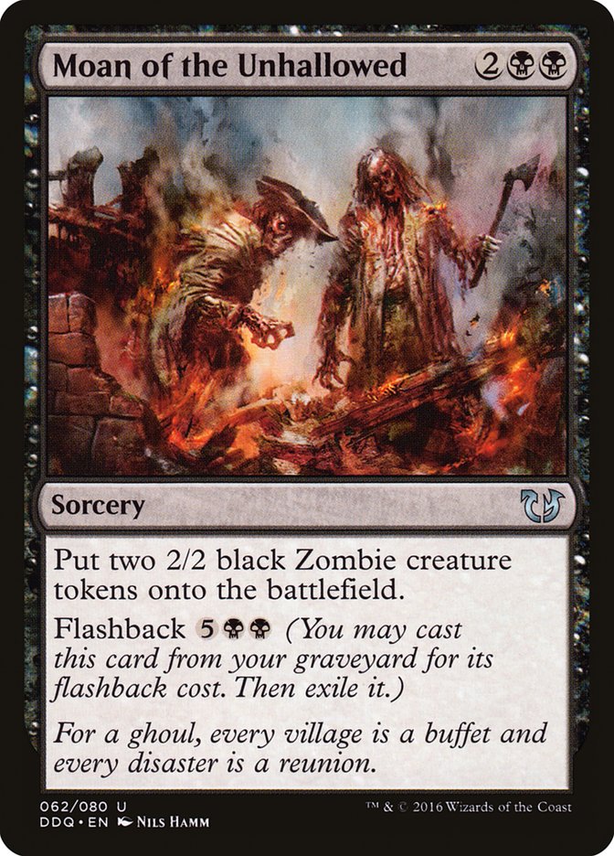 Moan of the Unhallowed [Duel Decks: Blessed vs. Cursed] | Webway Games
