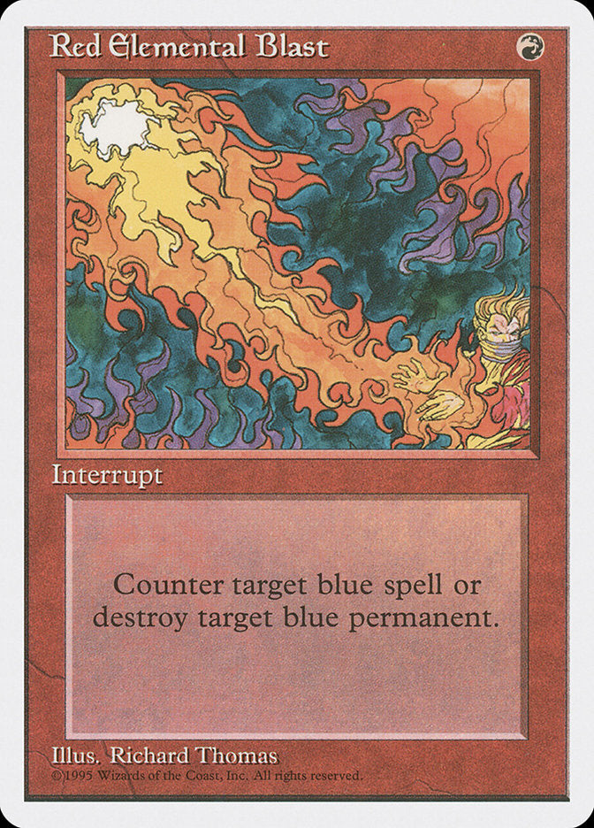 Red Elemental Blast [Fourth Edition] | Webway Games