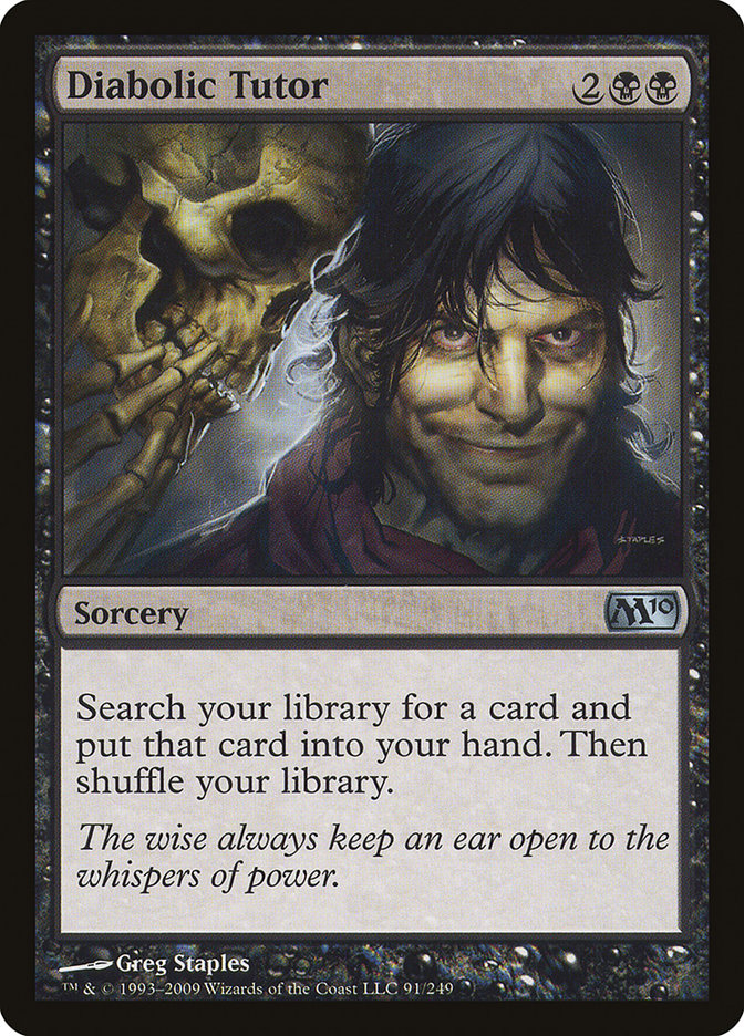 Diabolic Tutor [Magic 2010] | Webway Games