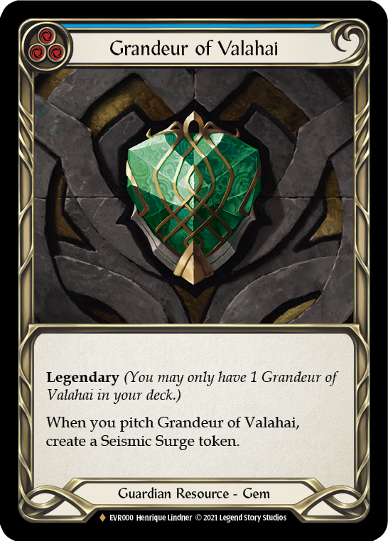 Grandeur of Valahai [EVR000] (Everfest)  1st Edition Cold Foil | Webway Games