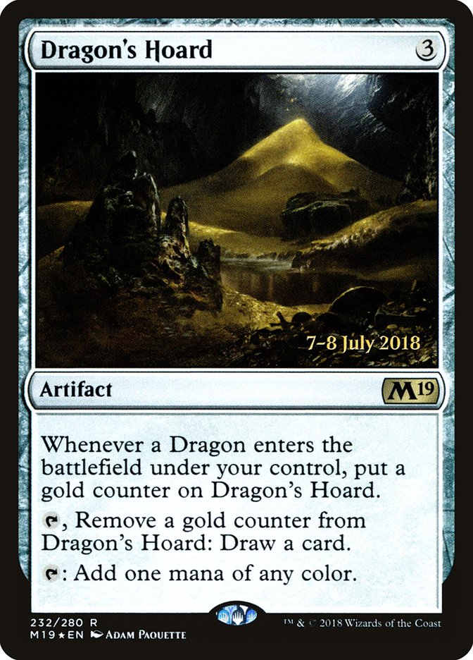 Dragon's Hoard  (Prerelease) [Core Set 2019 Prerelease Promos] | Webway Games