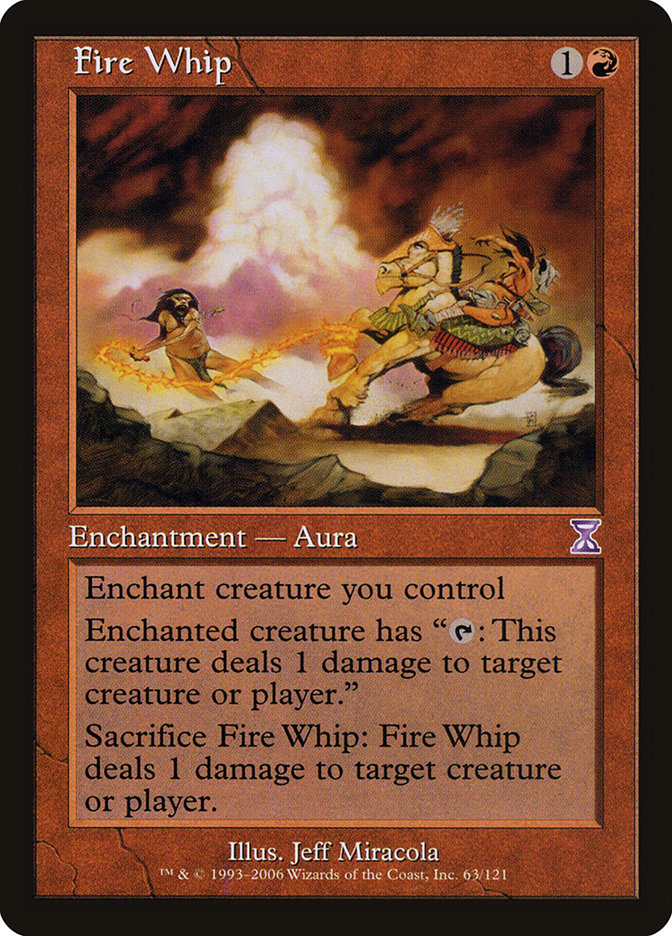 Fire Whip [Time Spiral Timeshifted] | Webway Games